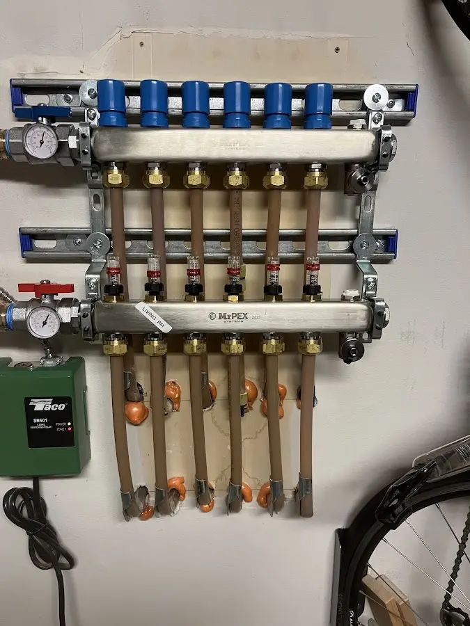 Plumber performing Leak Detection at a residential property in Grand Saline